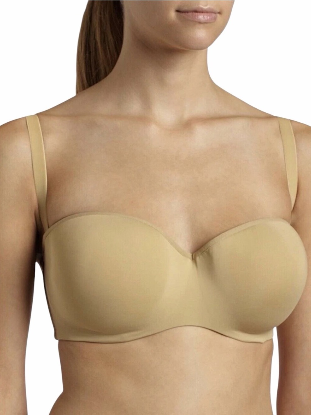 NEW Le Mystère L'Image Nude Shameless Convertible Strapless Bra Size 36B